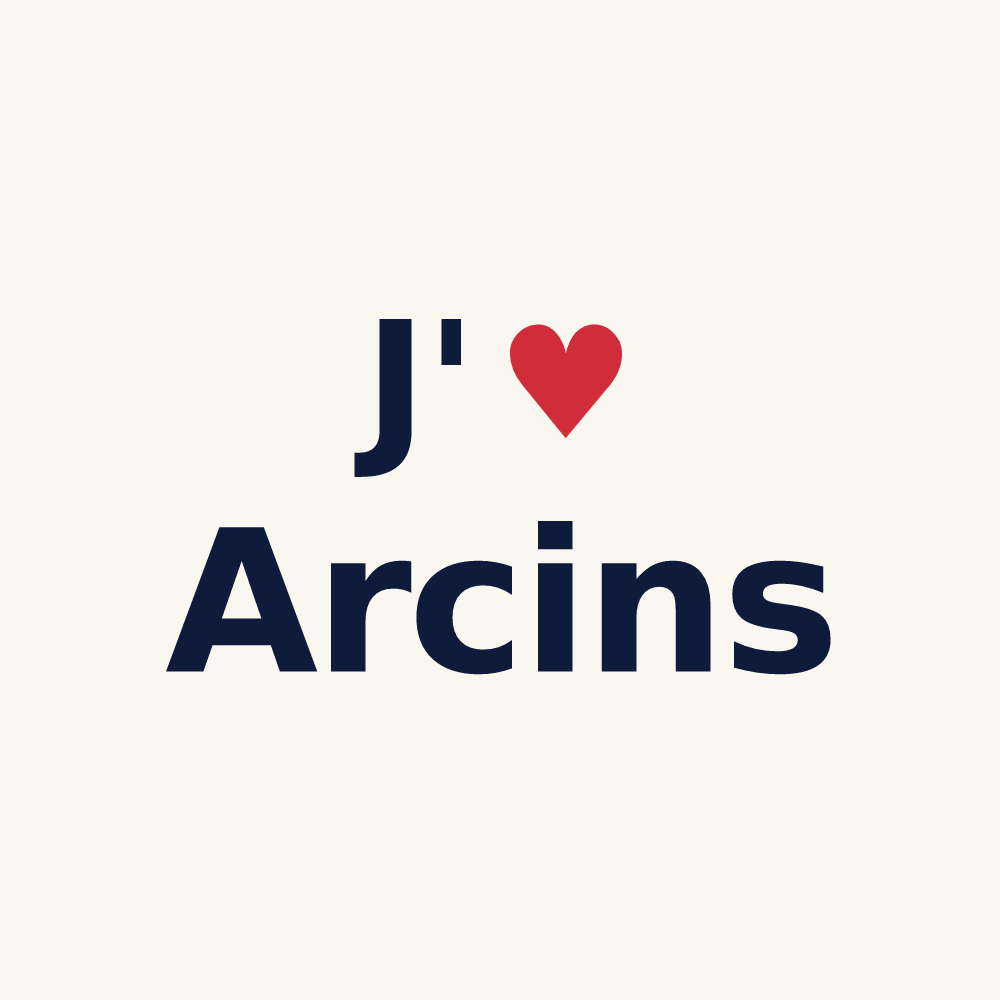 Tasse personnalisée Arcins — design J'aime Arcins