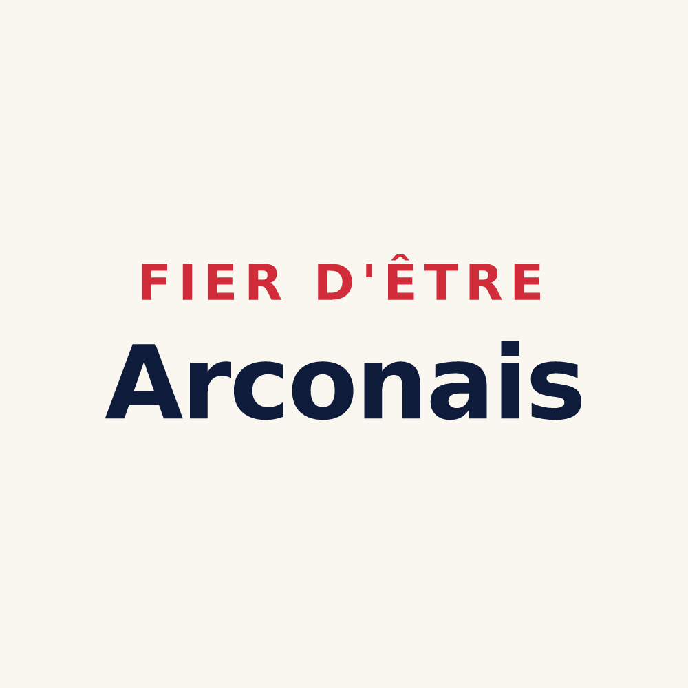 Tasse « Fier d'être Arconais » — design pour Arcon