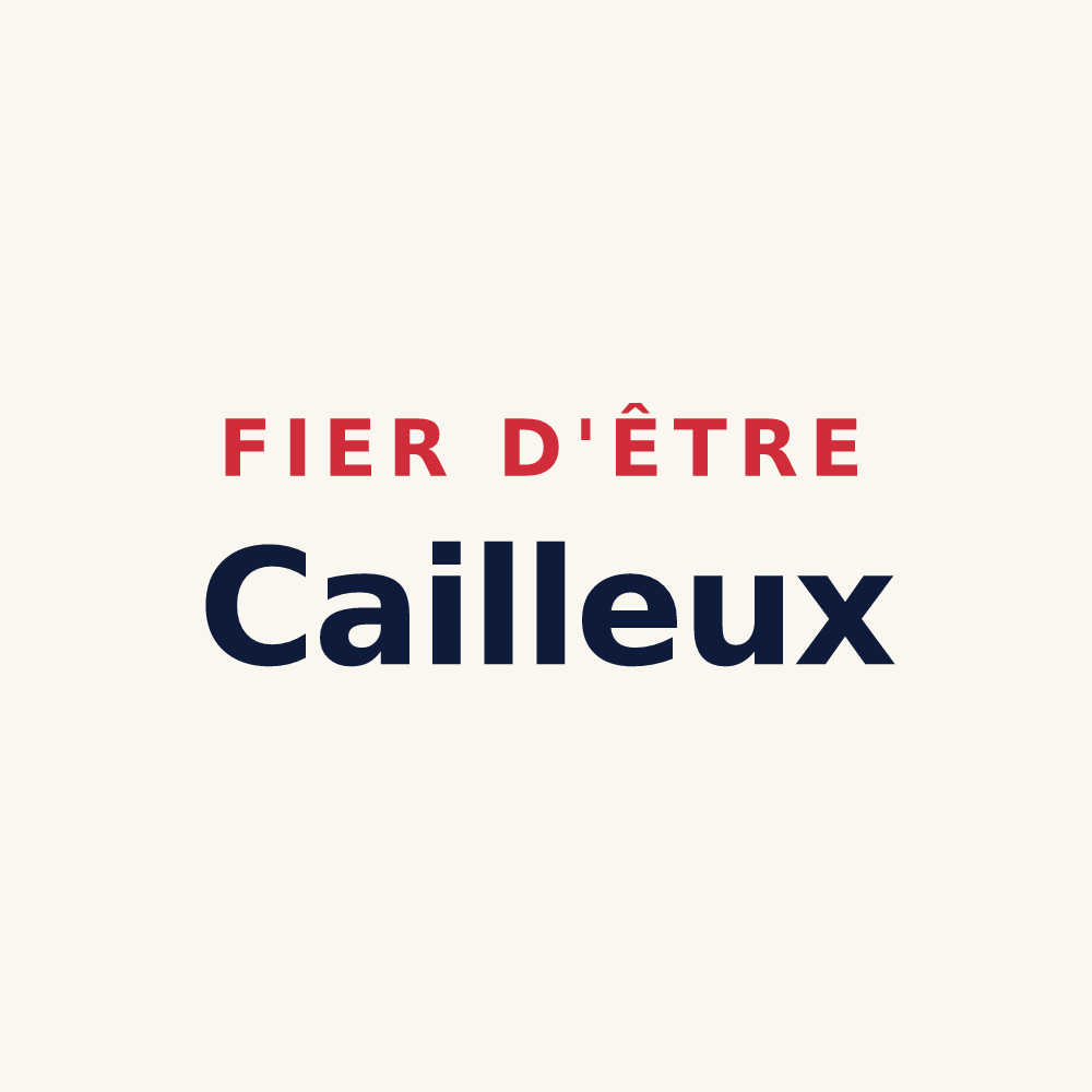 Tasse « Fier d'être Cailleux » — design pour Arçon