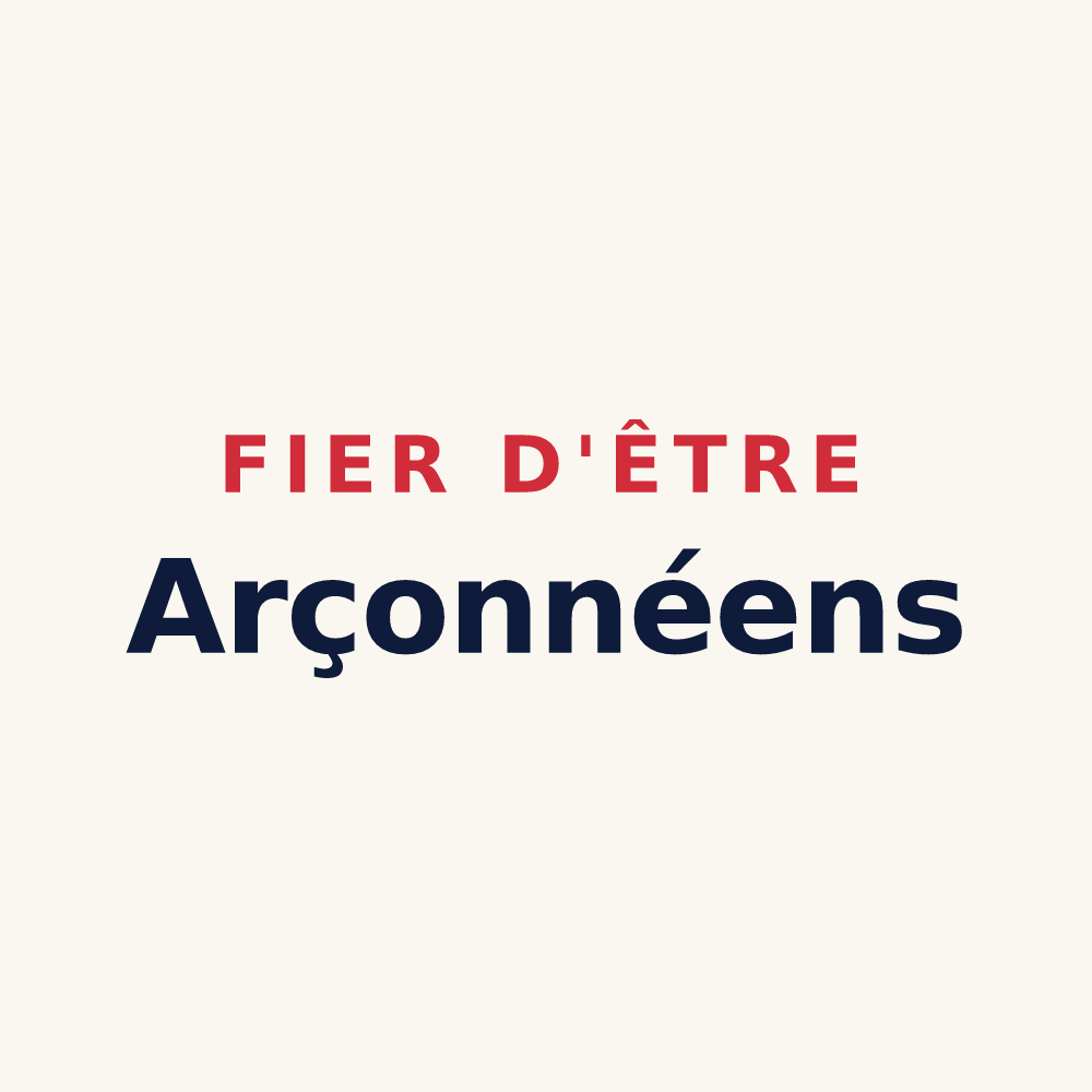 Tasse « Fier d'être Arçonnéens » — design pour Arçonnay