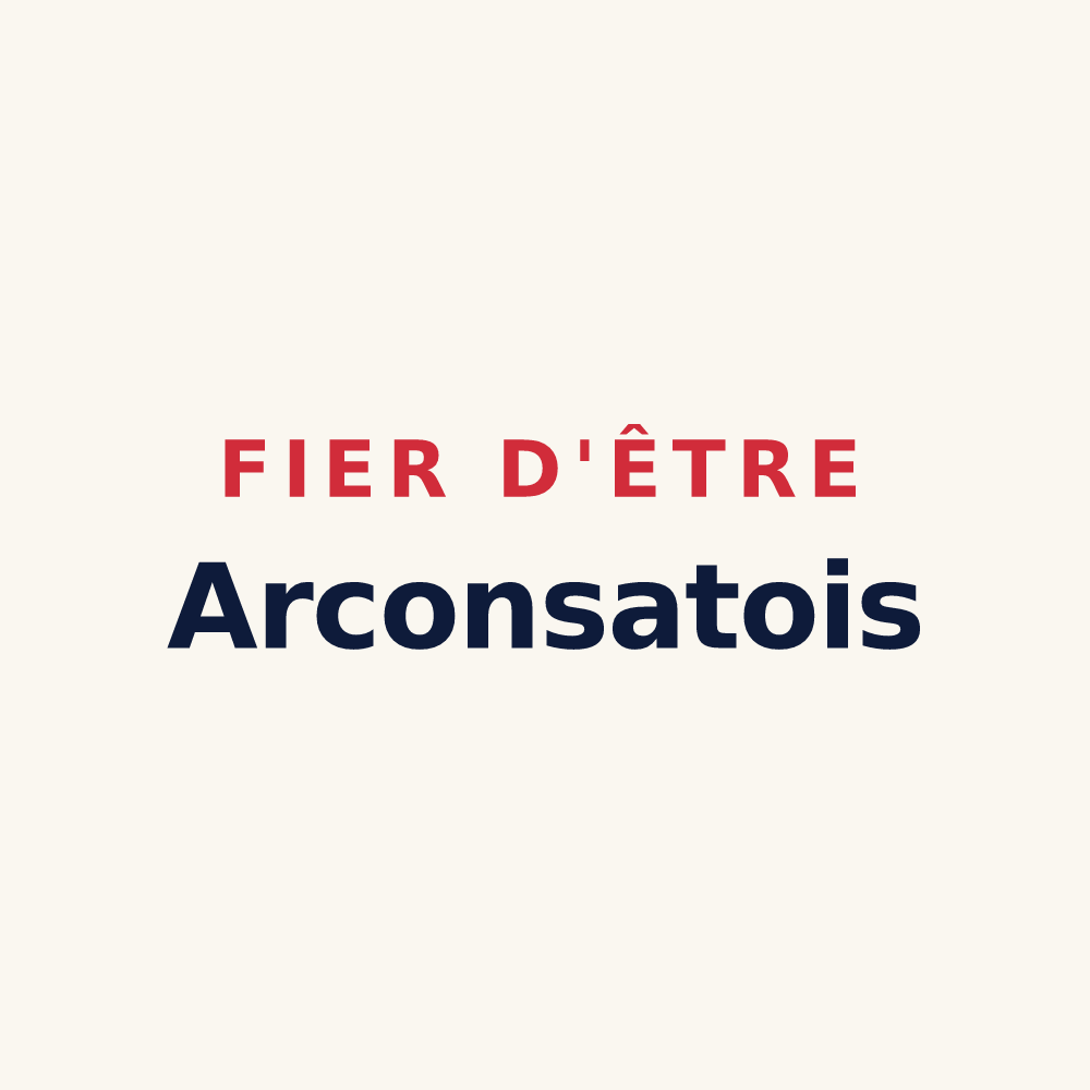 Tasse « Fier d'être Arconsatois » — design pour Arconsat
