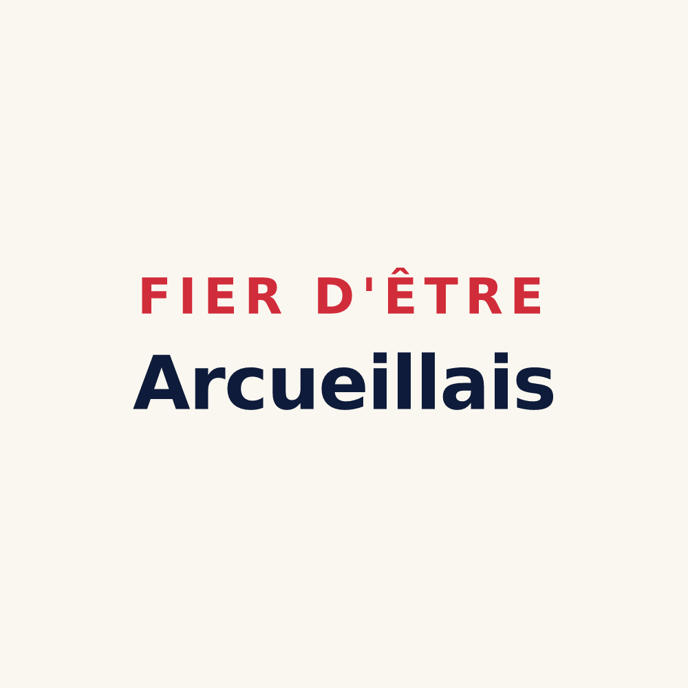 Tasse « Fier d'être Arcueillais » — design pour Arcueil