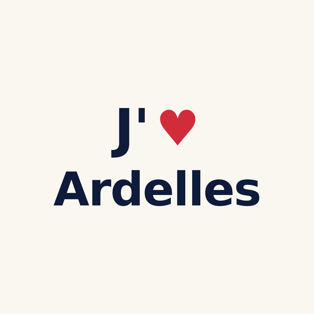 Tasse personnalisée Ardelles — design J'aime Ardelles