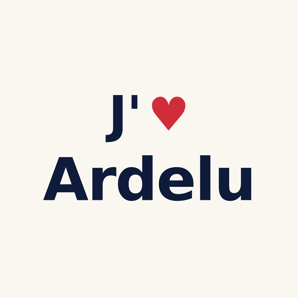 Tasse personnalisée Ardelu — design J'aime Ardelu