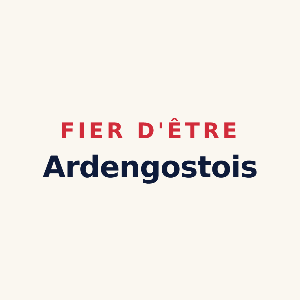 Tasse « Fier d'être Ardengostois » — design pour Ardengost