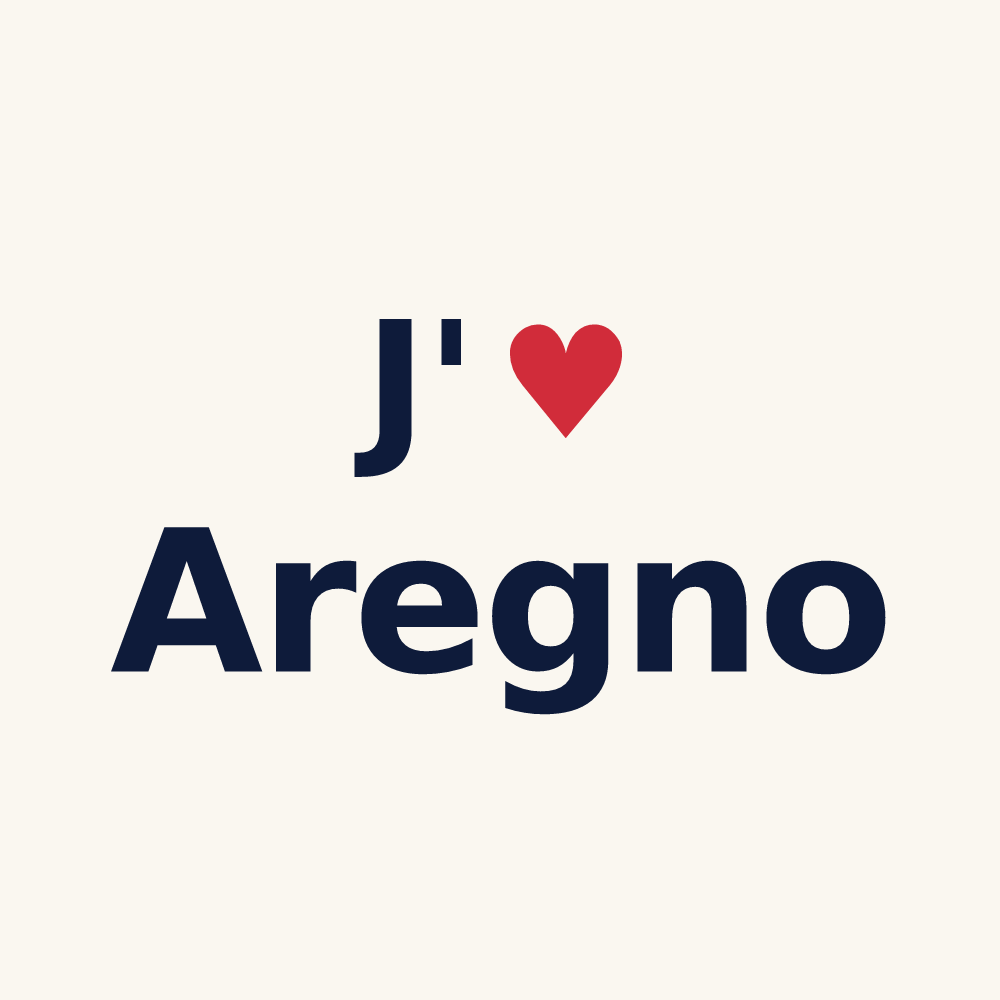 Tasse personnalisée Aregno — design J'aime Aregno
