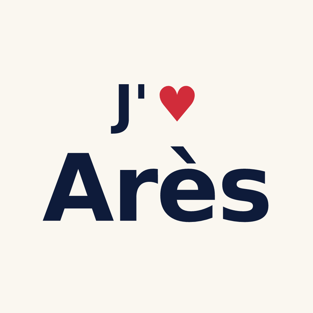 Tasse personnalisée Arès — design J'aime Arès