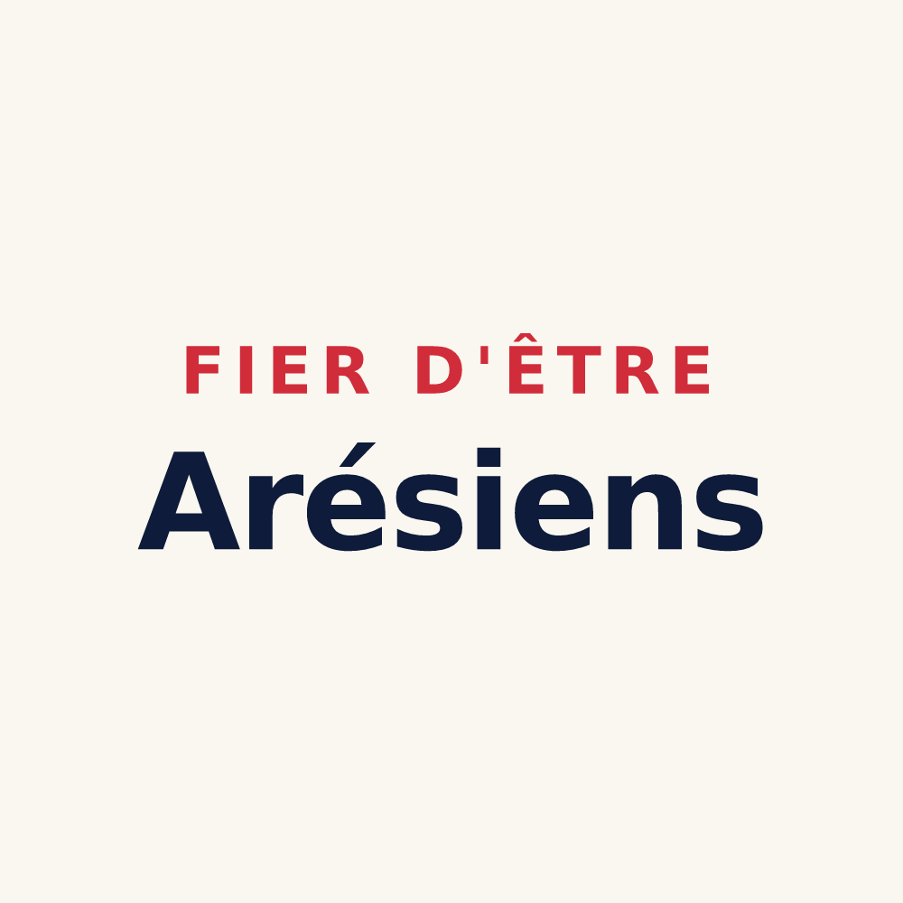 Tasse « Fier d'être Arésiens » — design pour Arès