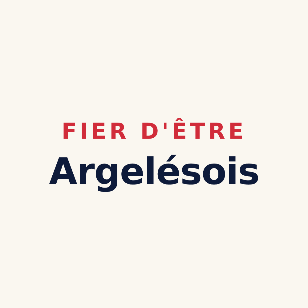 Tasse « Fier d'être Argelésois » — design pour Argelès-Bagnères