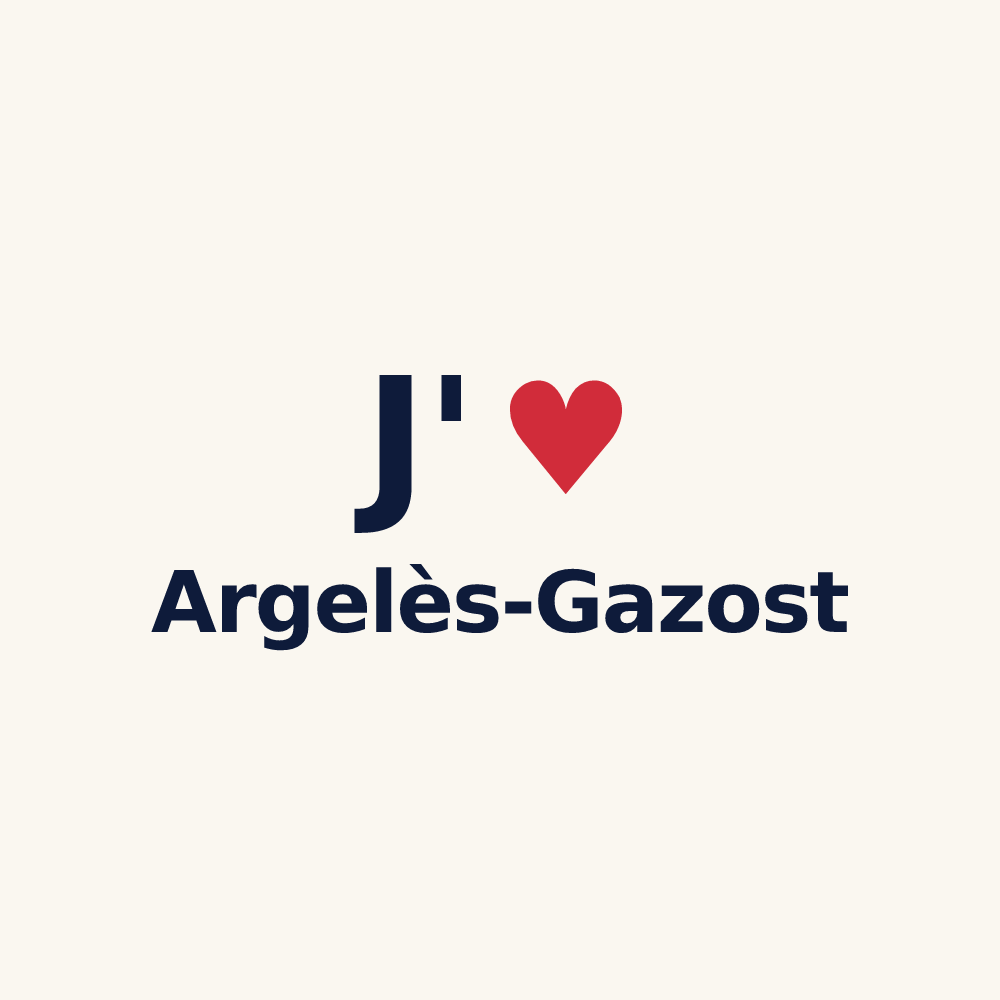 Tasse personnalisée Argelès-Gazost — design J'aime Argelès-Gazost