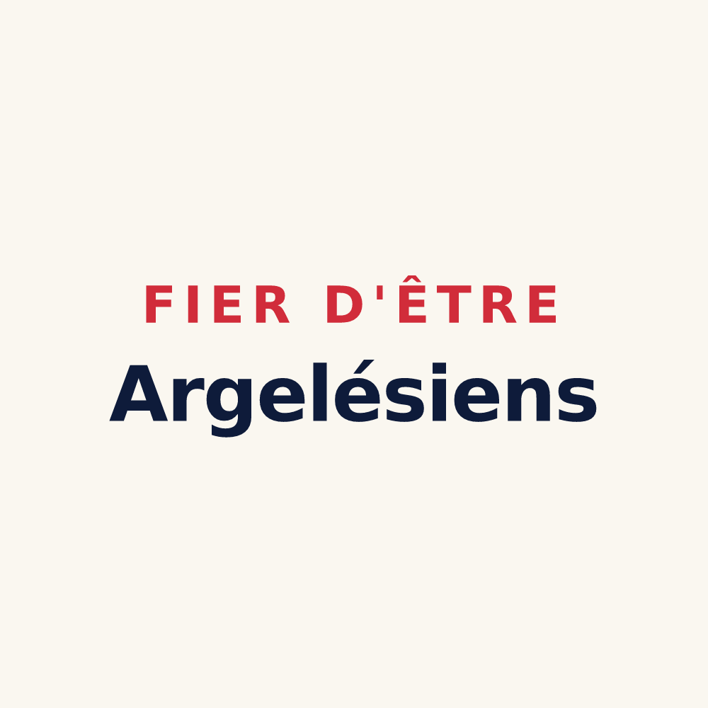 Tasse « Fier d'être Argelésiens » — design pour Argelès-sur-Mer