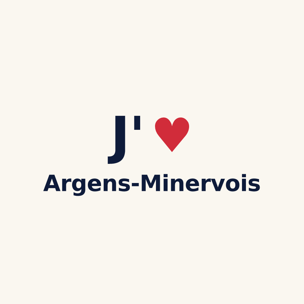 Tasse personnalisée Argens-Minervois — design J'aime Argens-Minervois