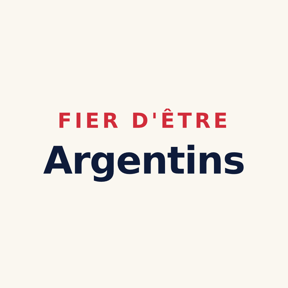 Tasse « Fier d'être Argentins » — design pour Argentine