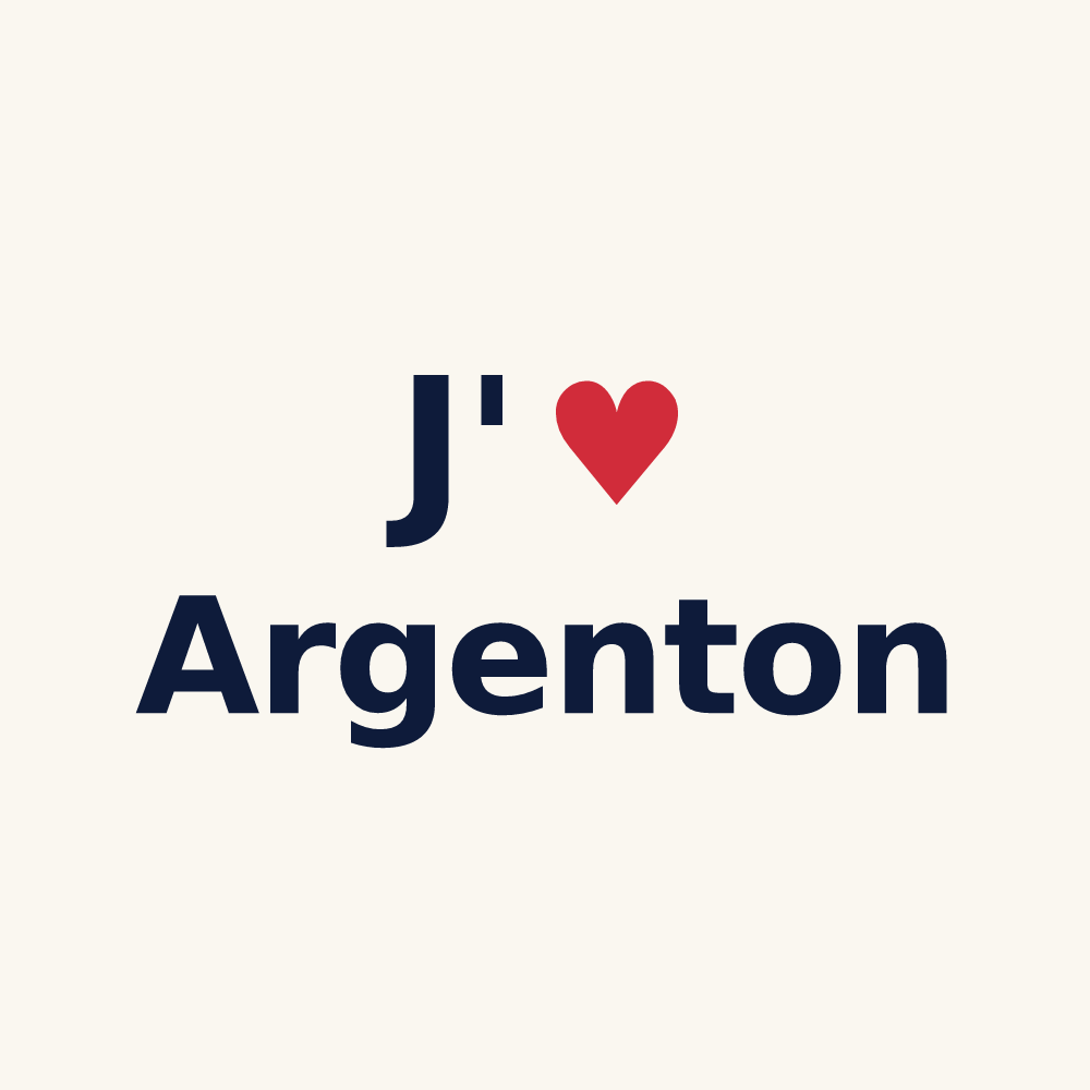 Tasse personnalisée Argenton — design J'aime Argenton