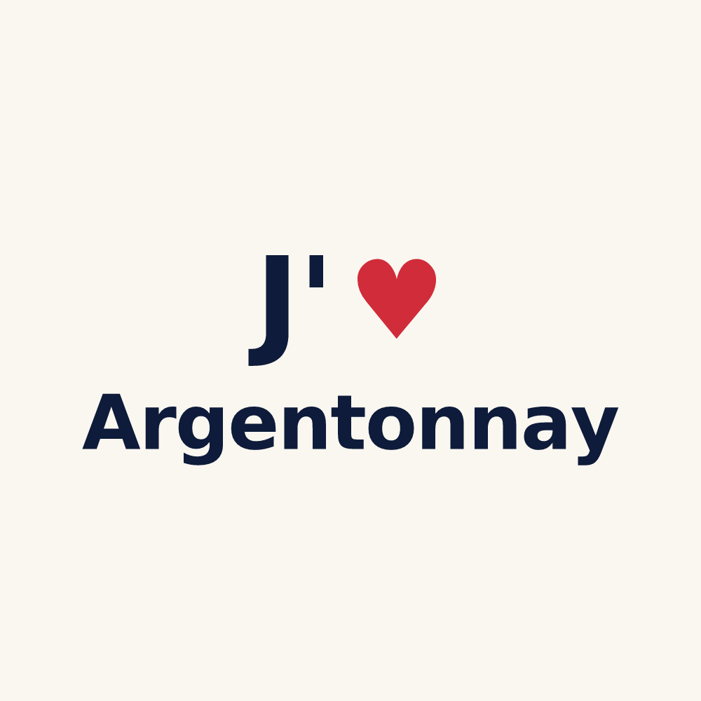 Tasse personnalisée Argentonnay — design J'aime Argentonnay