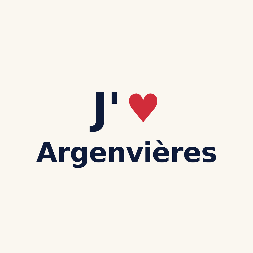 Tasse personnalisée Argenvières — design J'aime Argenvières