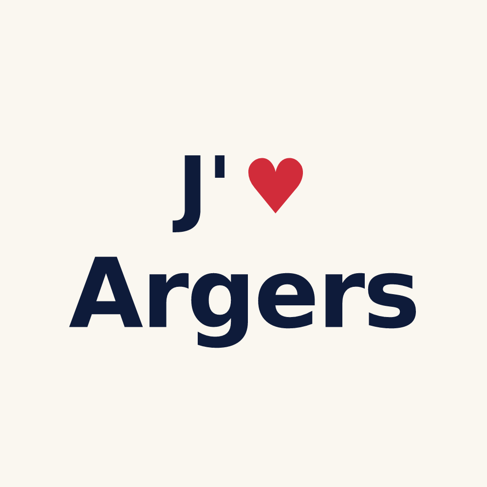 Tasse personnalisée Argers — design J'aime Argers
