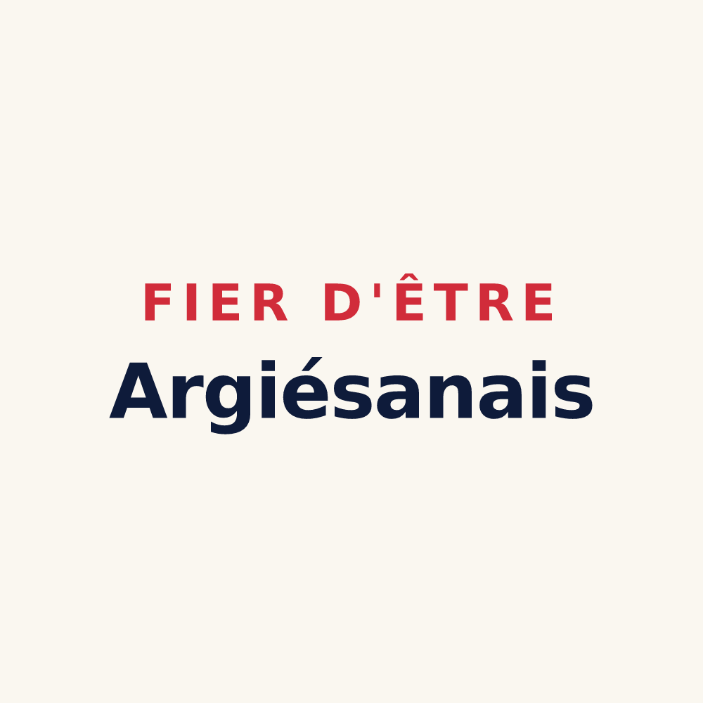 Tasse « Fier d'être Argiésanais » — design pour Argiésans