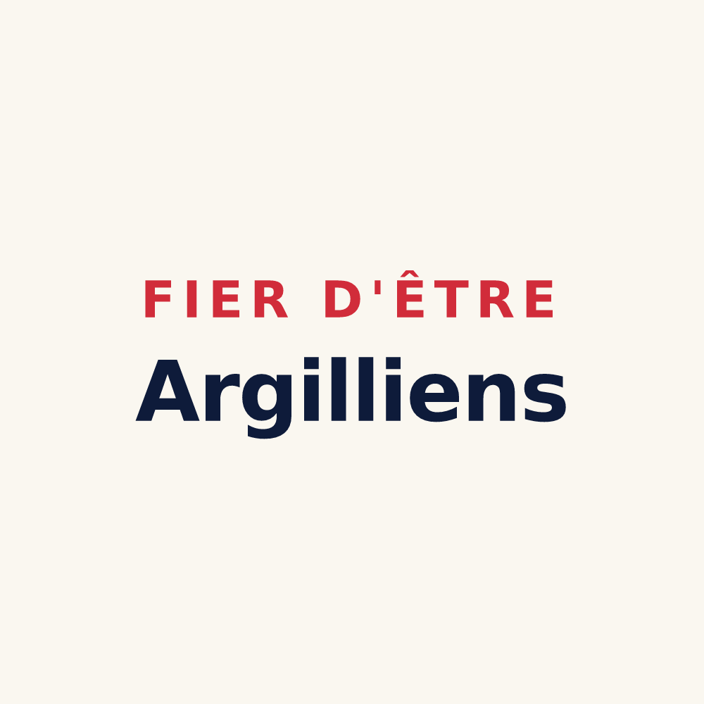 Tasse « Fier d'être Argilliens » — design pour Argilly