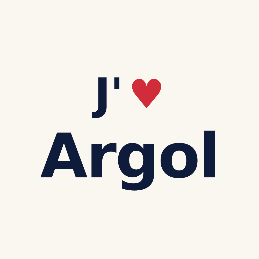 Tasse personnalisée Argol — design J'aime Argol