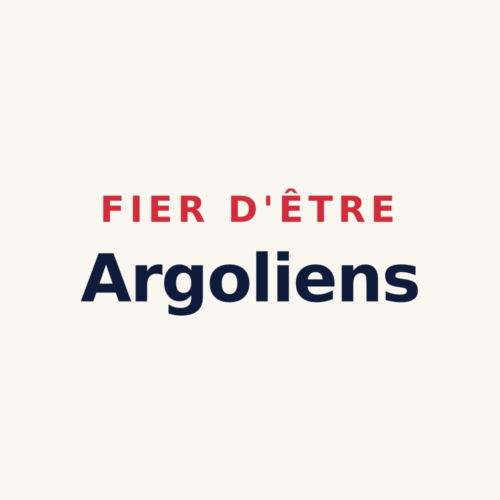 Tasse « Fier d'être Argoliens » — design pour Argol