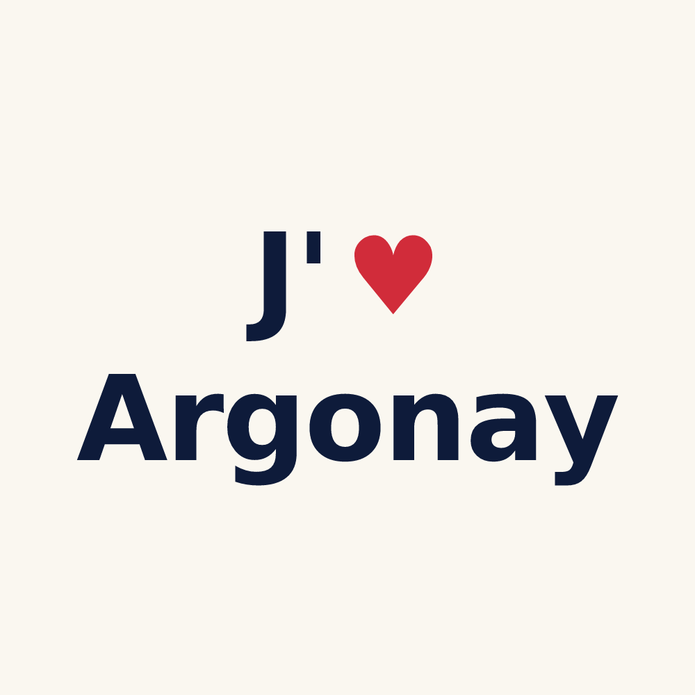 Tasse personnalisée Argonay — design J'aime Argonay