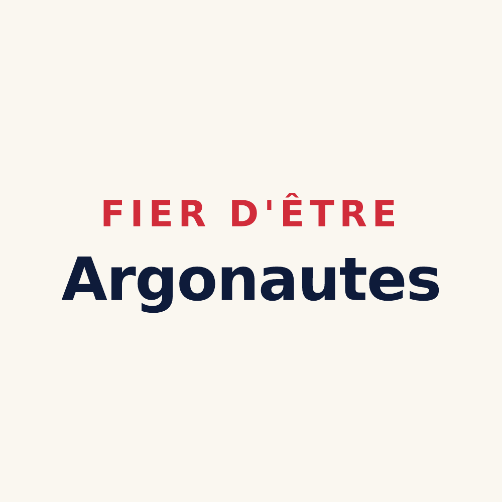 Tasse « Fier d'être Argonautes » — design pour Argonay