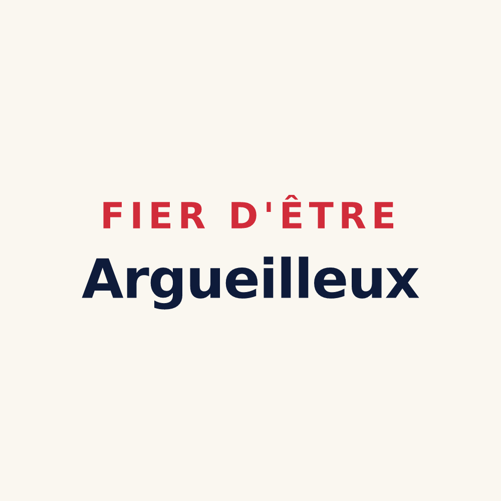 Tasse « Fier d'être Argueilleux » — design pour Argueil