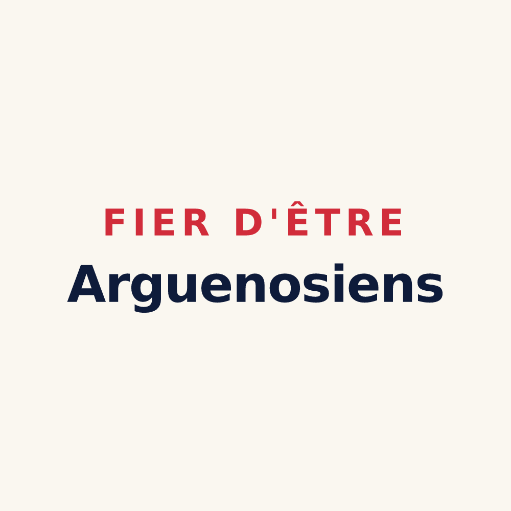 Tasse « Fier d'être Arguenosiens » — design pour Arguenos