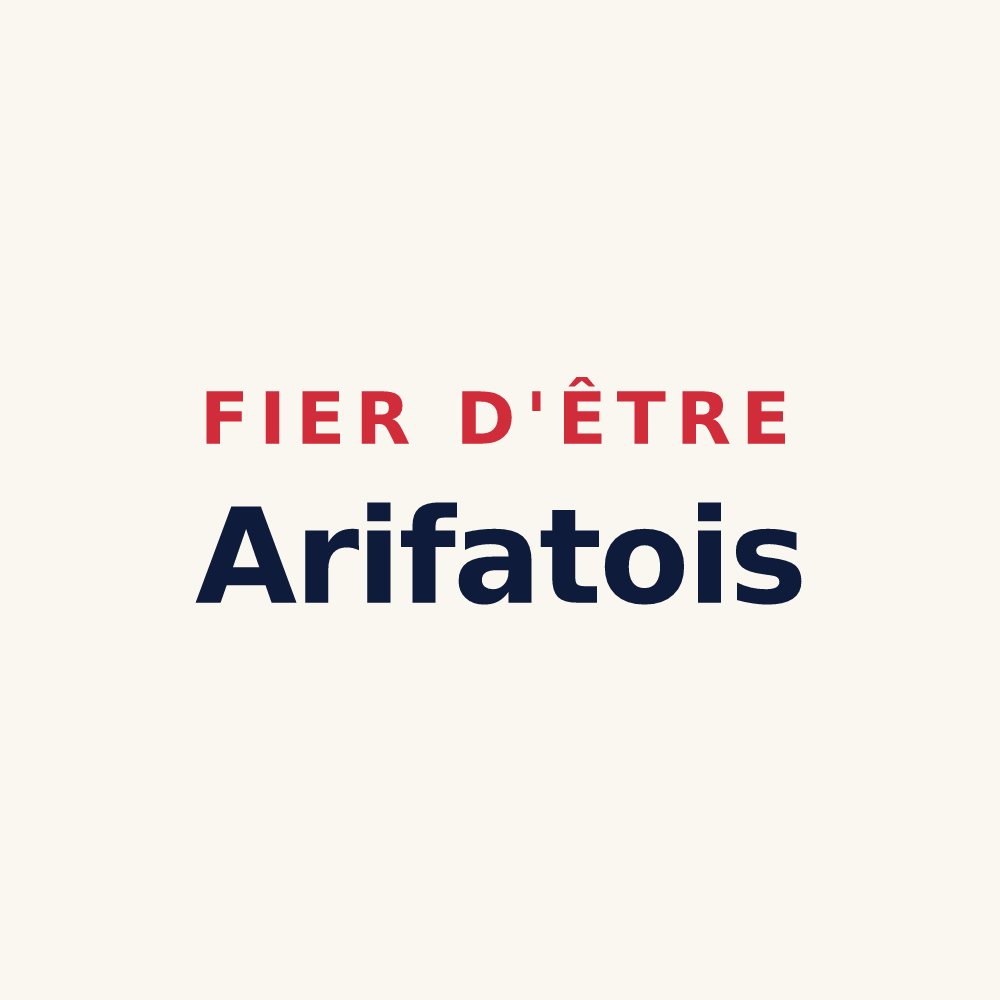 Tasse « Fier d'être Arifatois » — design pour Arifat