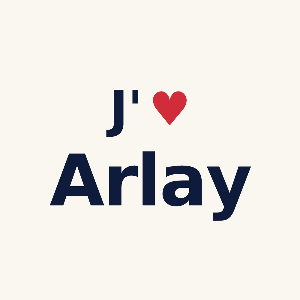 Tasse personnalisée Arlay — design J'aime Arlay