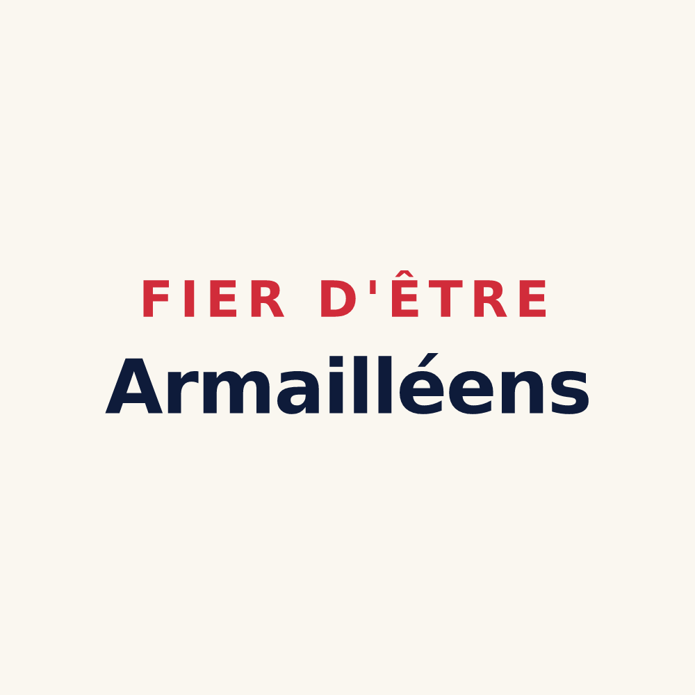 Tasse « Fier d'être Armailléens » — design pour Armaillé