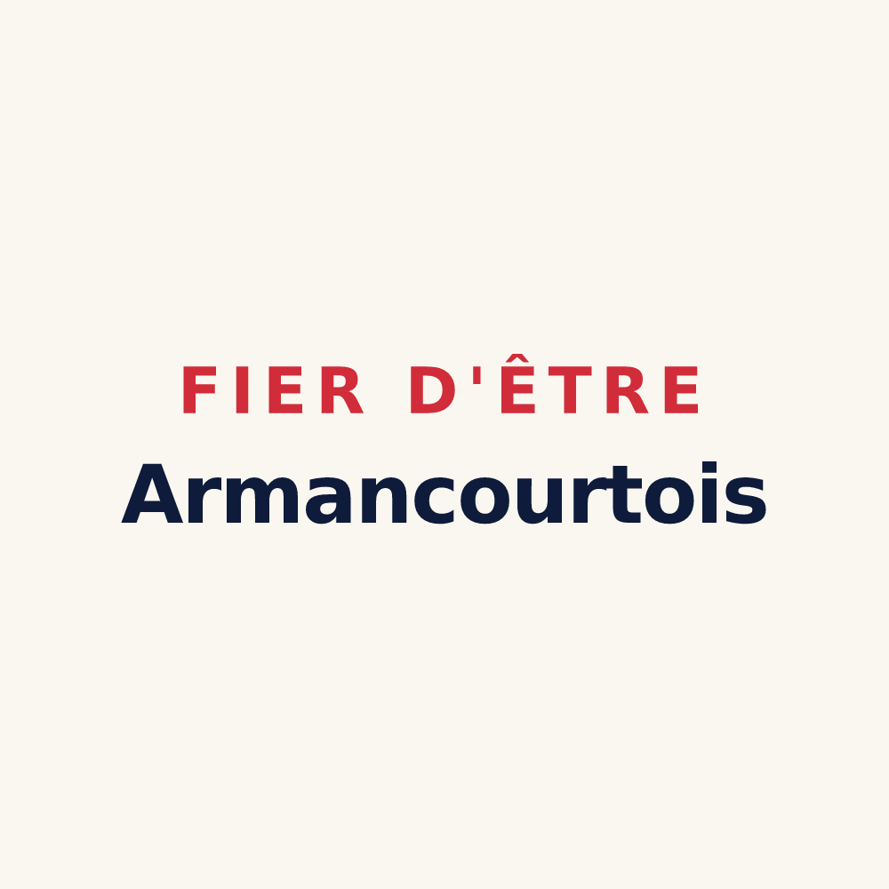 Tasse « Fier d'être Armancourtois » — design pour Armancourt