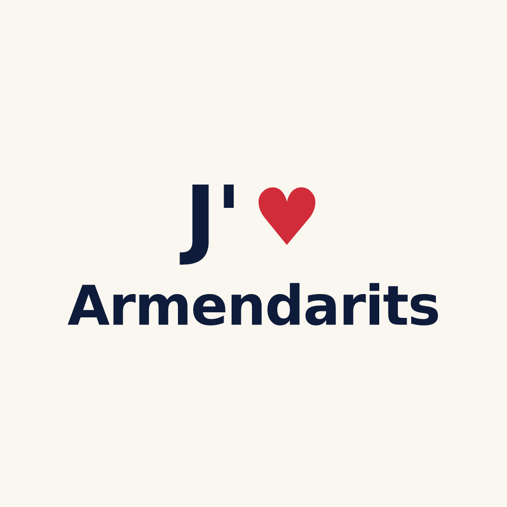 Tasse personnalisée Armendarits — design J'aime Armendarits
