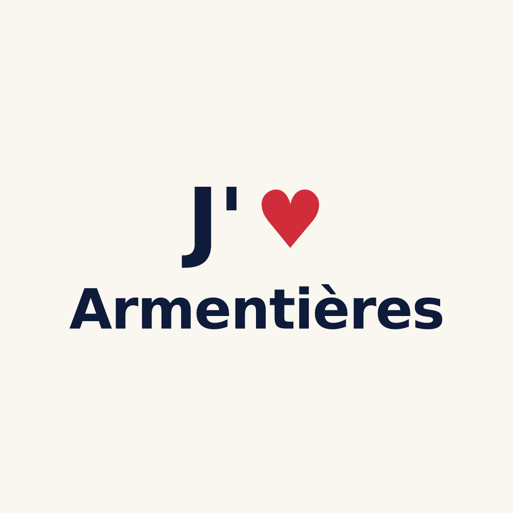 Tasse personnalisée Armentières — design J'aime Armentières