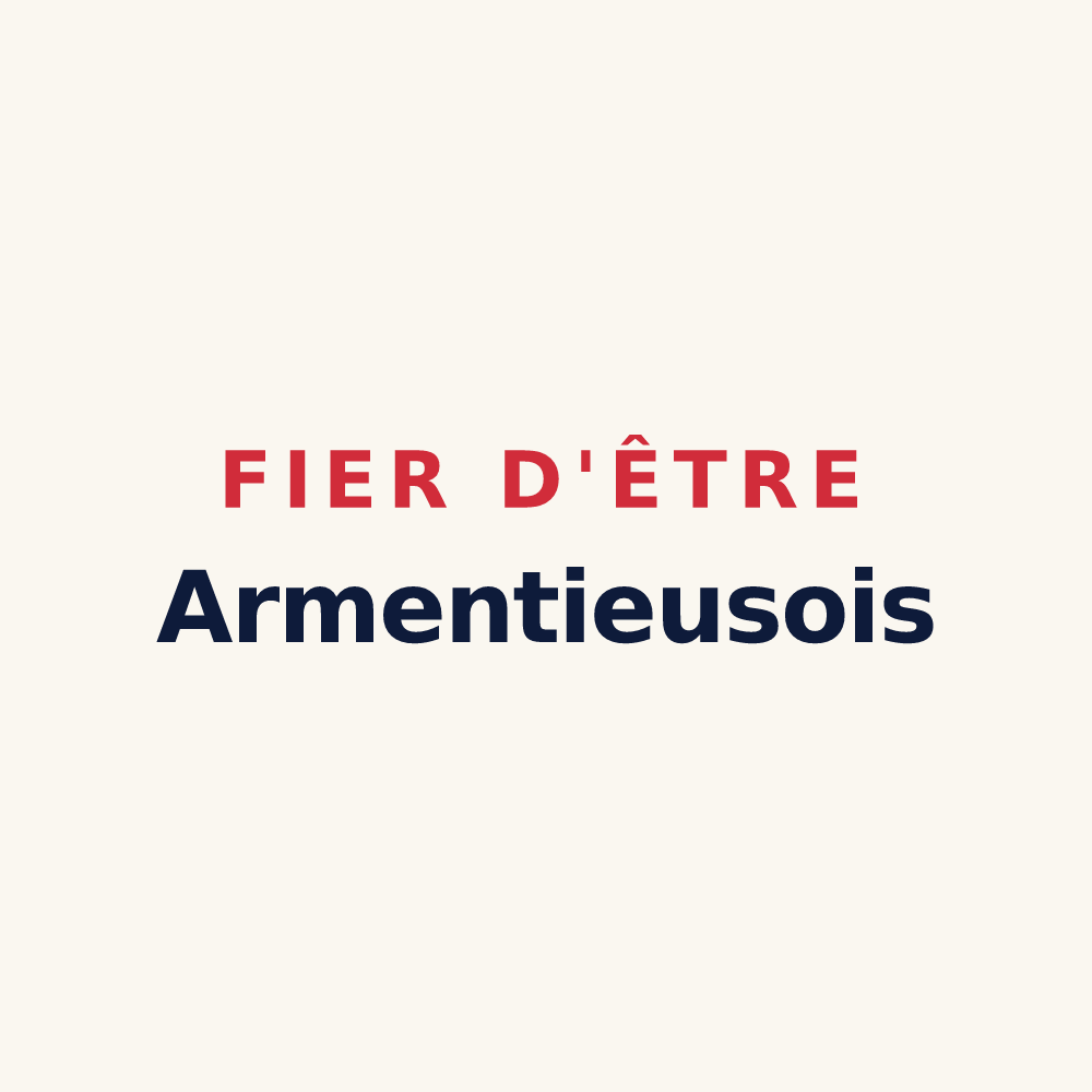 Tasse « Fier d'être Armentieusois » — design pour Armentieux
