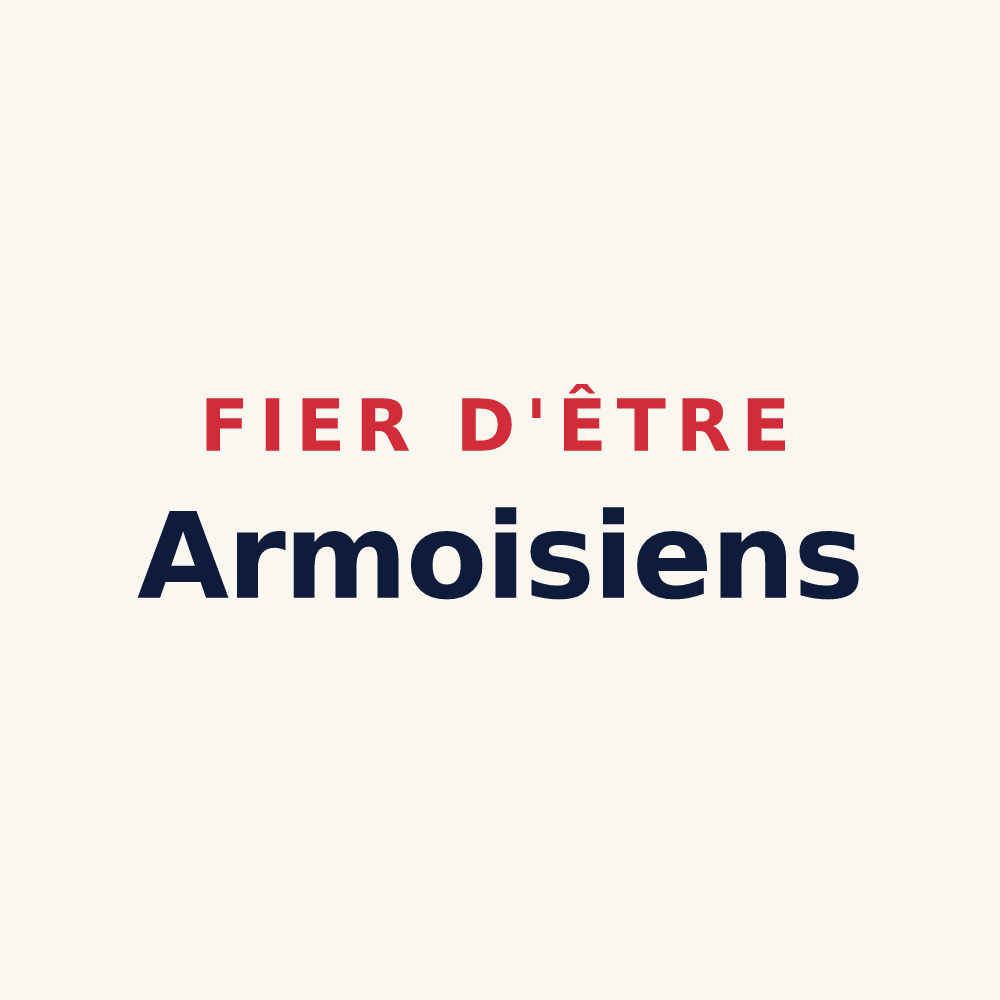 Tasse « Fier d'être Armoisiens » — design pour Armoy
