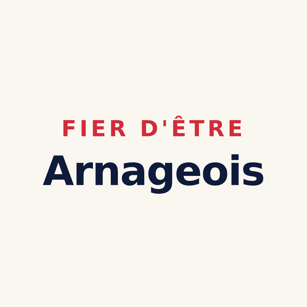 Tasse « Fier d'être Arnageois » — design pour Arnage