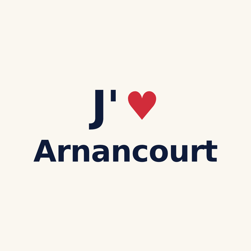 Tasse personnalisée Arnancourt — design J'aime Arnancourt