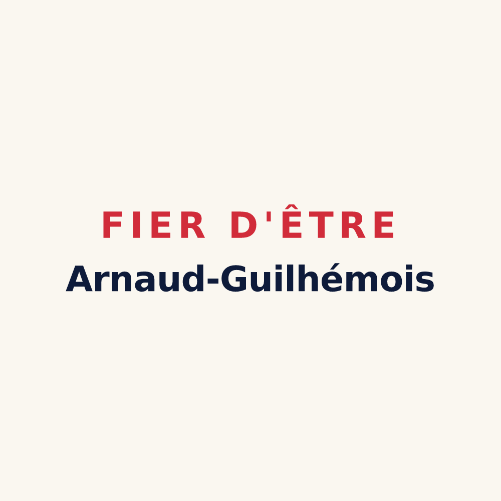 Tasse « Fier d'être Arnaud-Guilhémois » — design pour Arnaud-Guilhem