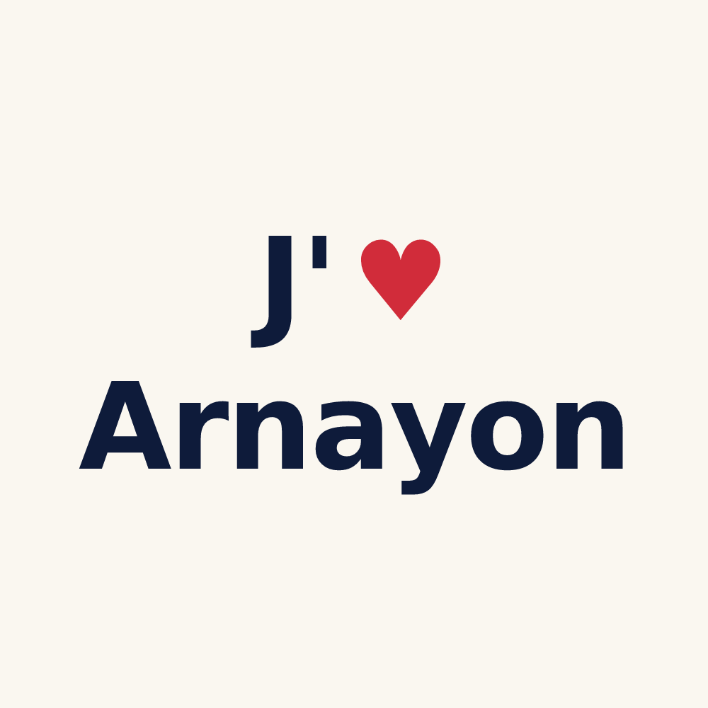 Tasse personnalisée Arnayon — design J'aime Arnayon