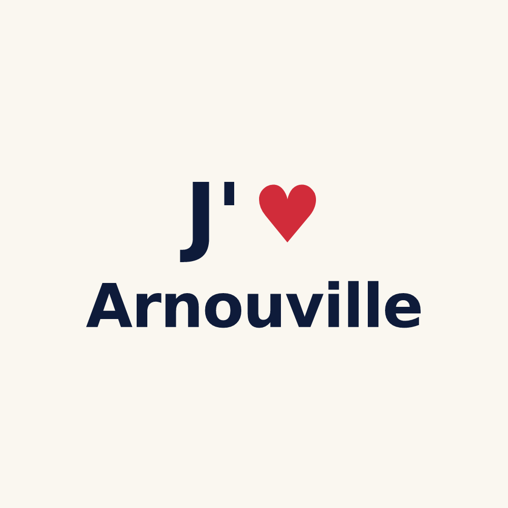Tasse personnalisée Arnouville — design J'aime Arnouville