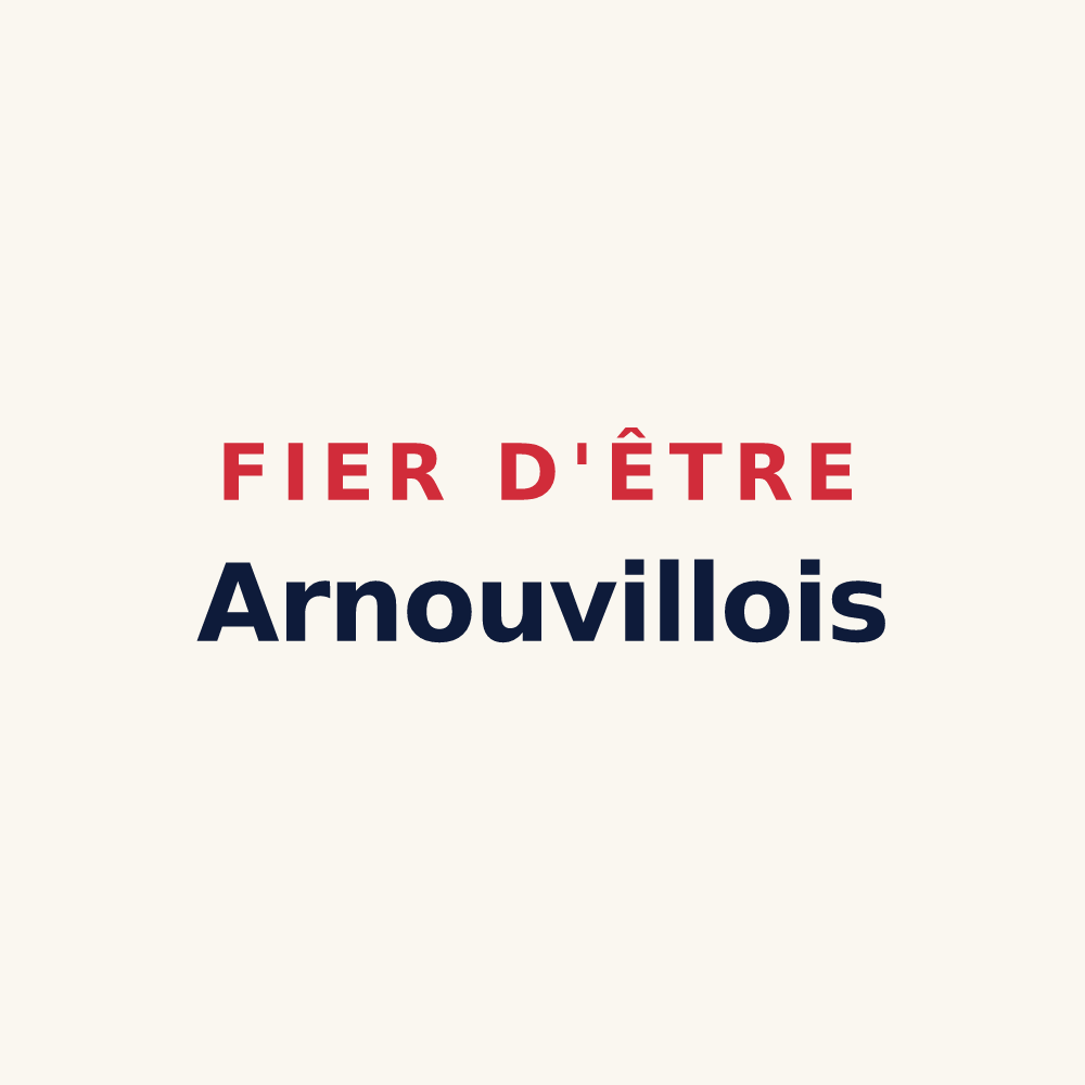 Tasse « Fier d'être Arnouvillois » — design pour Arnouville