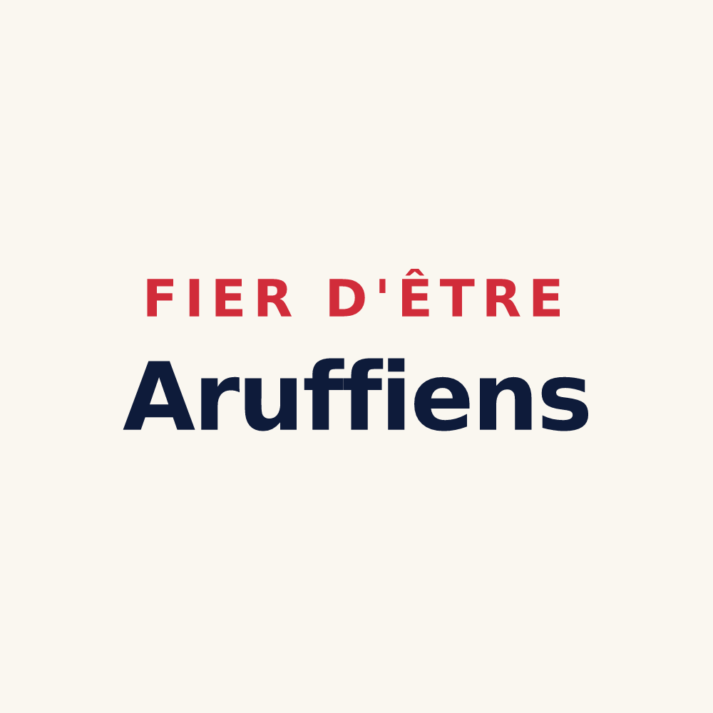 Tasse « Fier d'être Aruffiens » — design pour Aroffe