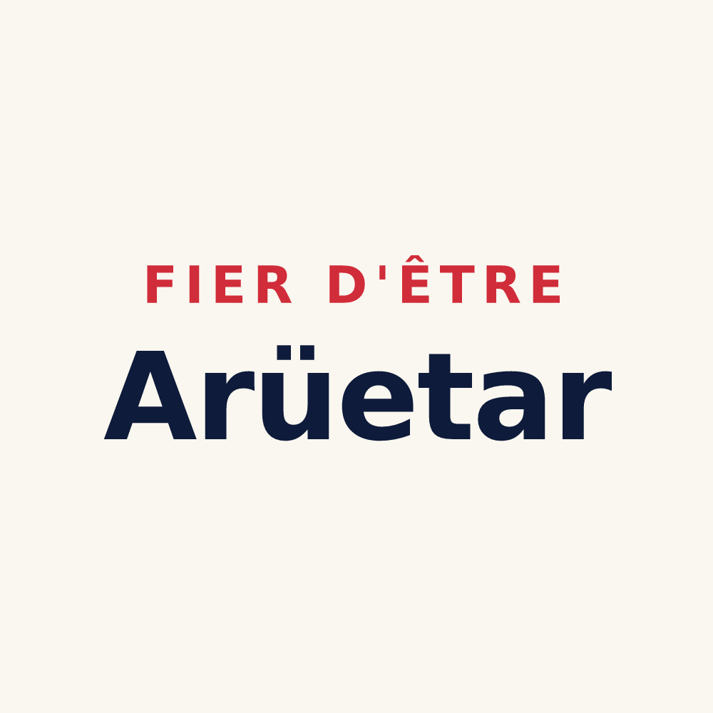 Tasse « Fier d'être Arüetar » — design pour Aroue-Ithorots-Olhaïby