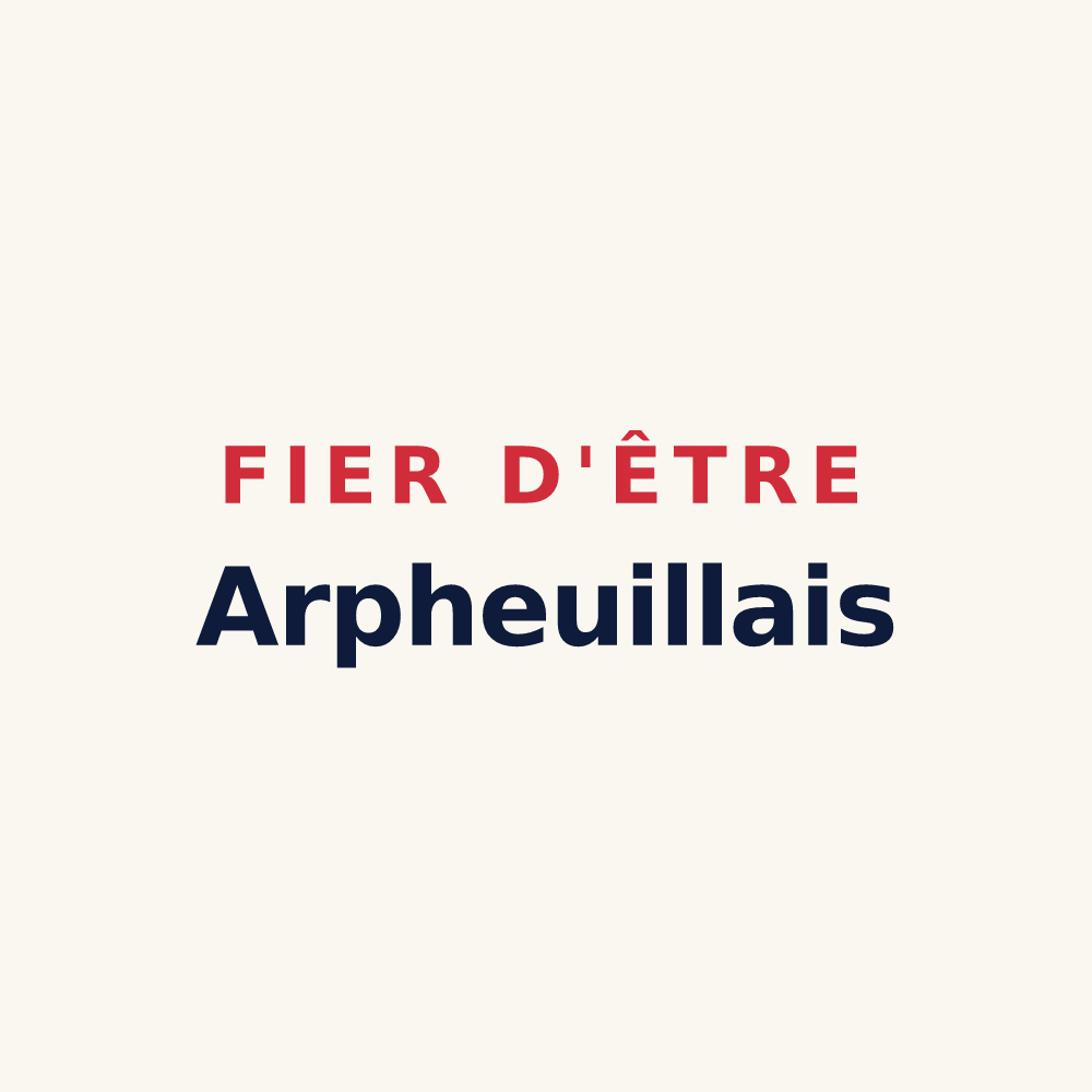 Tasse « Fier d'être Arpheuillais » — design pour Arpheuilles-Saint-Priest