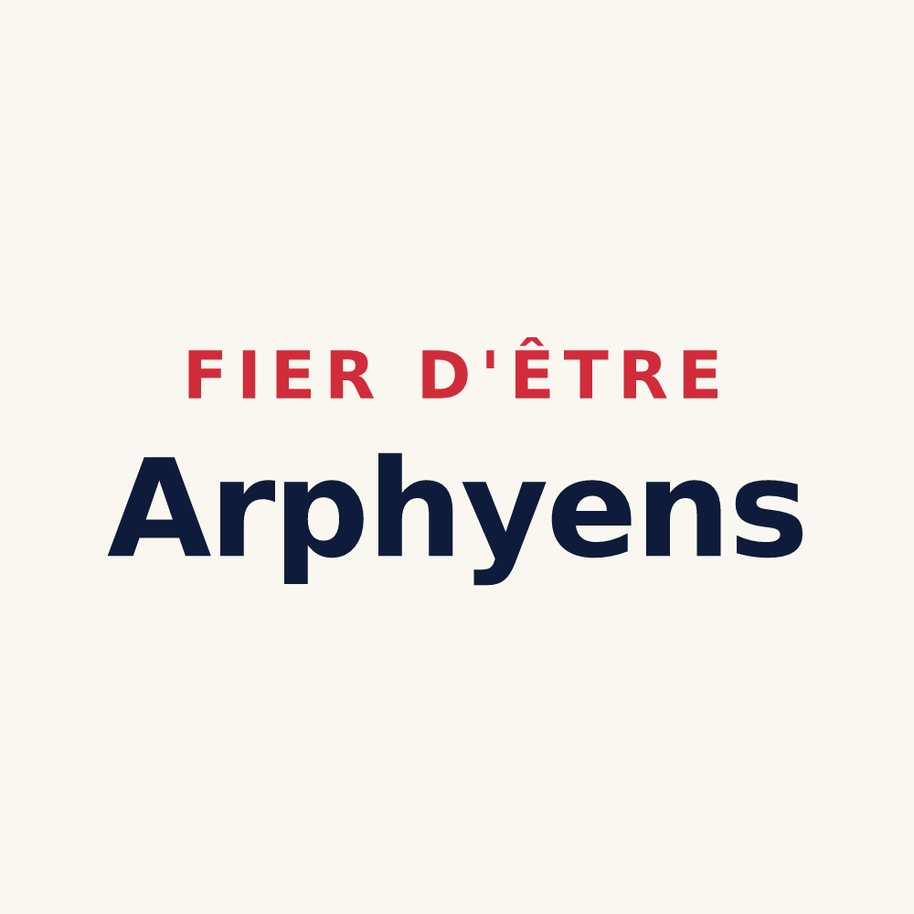 Tasse « Fier d'être Arphyens » — design pour Arphy