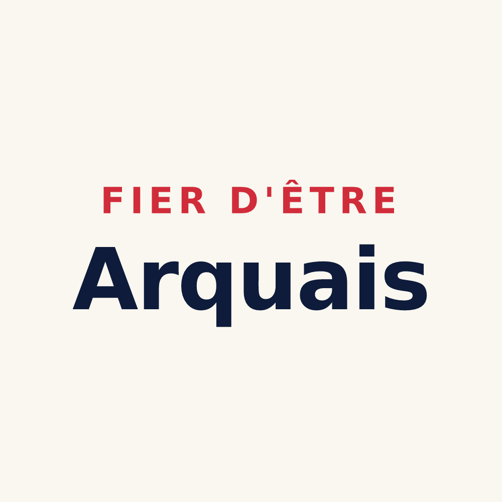 Tasse « Fier d'être Arquais » — design pour Arques-la-Bataille