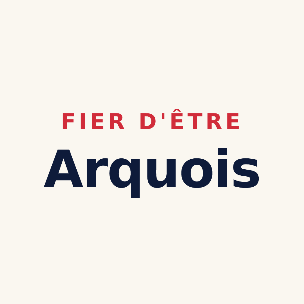 Tasse « Fier d'être Arquois » — design pour Arques