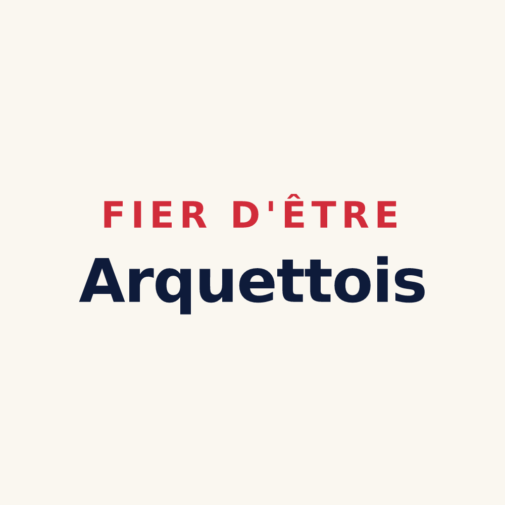 Tasse « Fier d'être Arquettois » — design pour Arquettes-en-Val